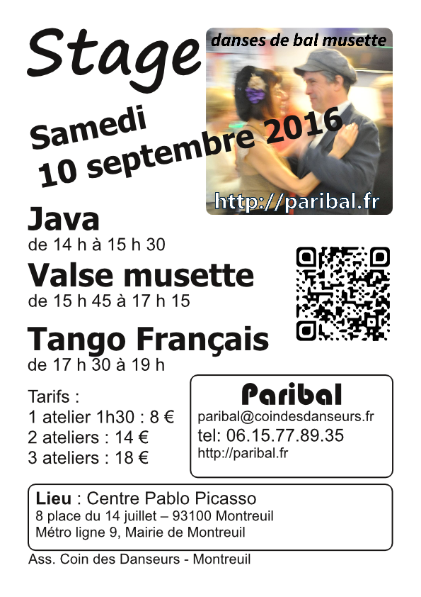 Stage du 10 septembre