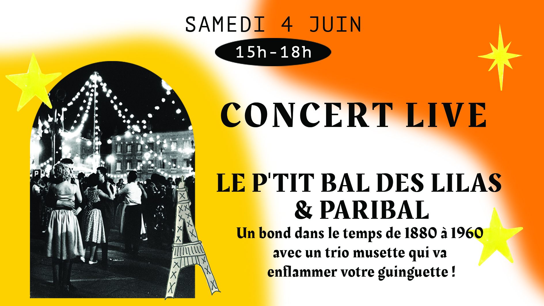 Bal 4 juin porte Jaune