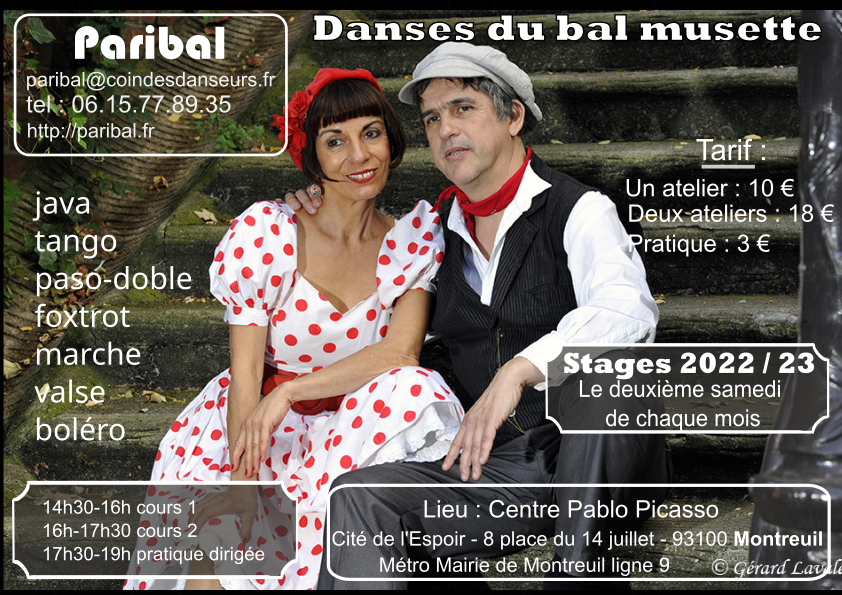 affiche stage montreuil