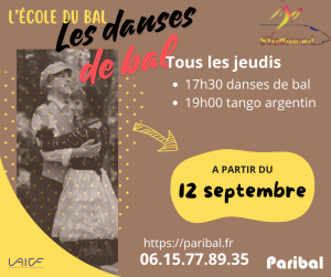 affiche danses de bal