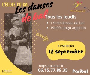 affiche danses de bal