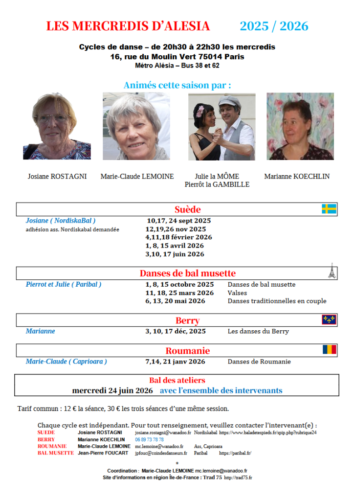 Affiche Alésia 2025-26