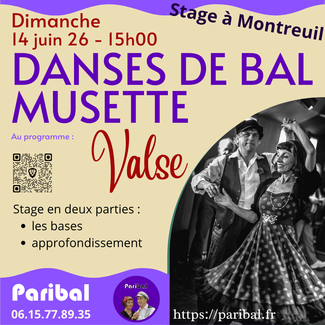affichette stage montreuil