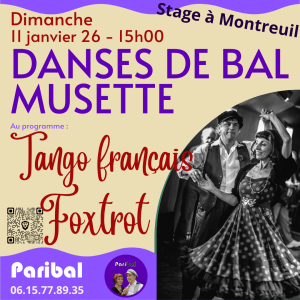 Affiche stage montreuil 1/26