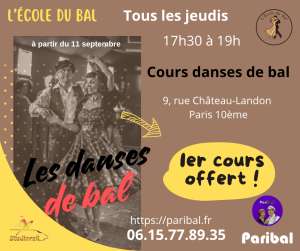 affiche école du bal